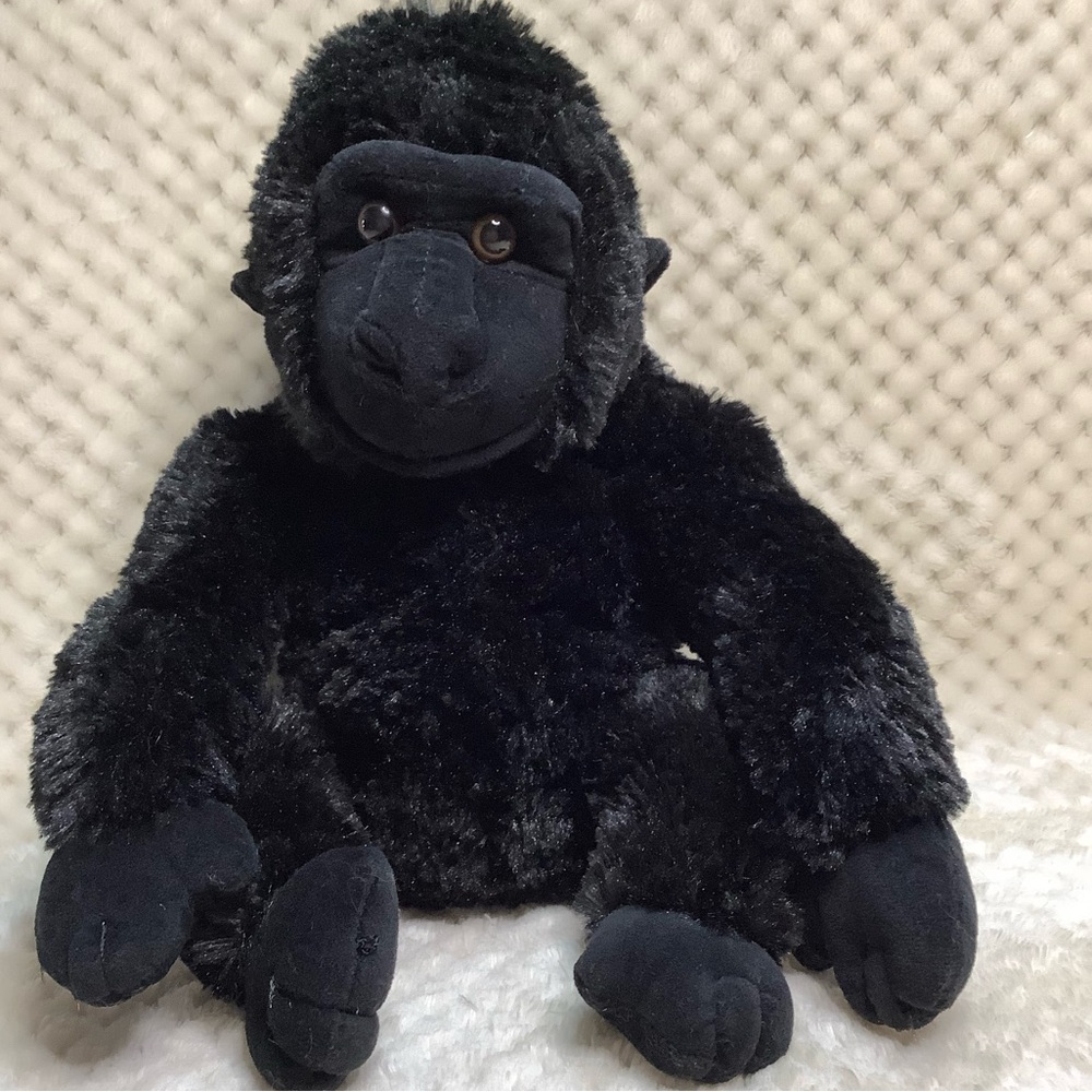 Aurora World Plush Black Gorilla Stuffed Animal Toy